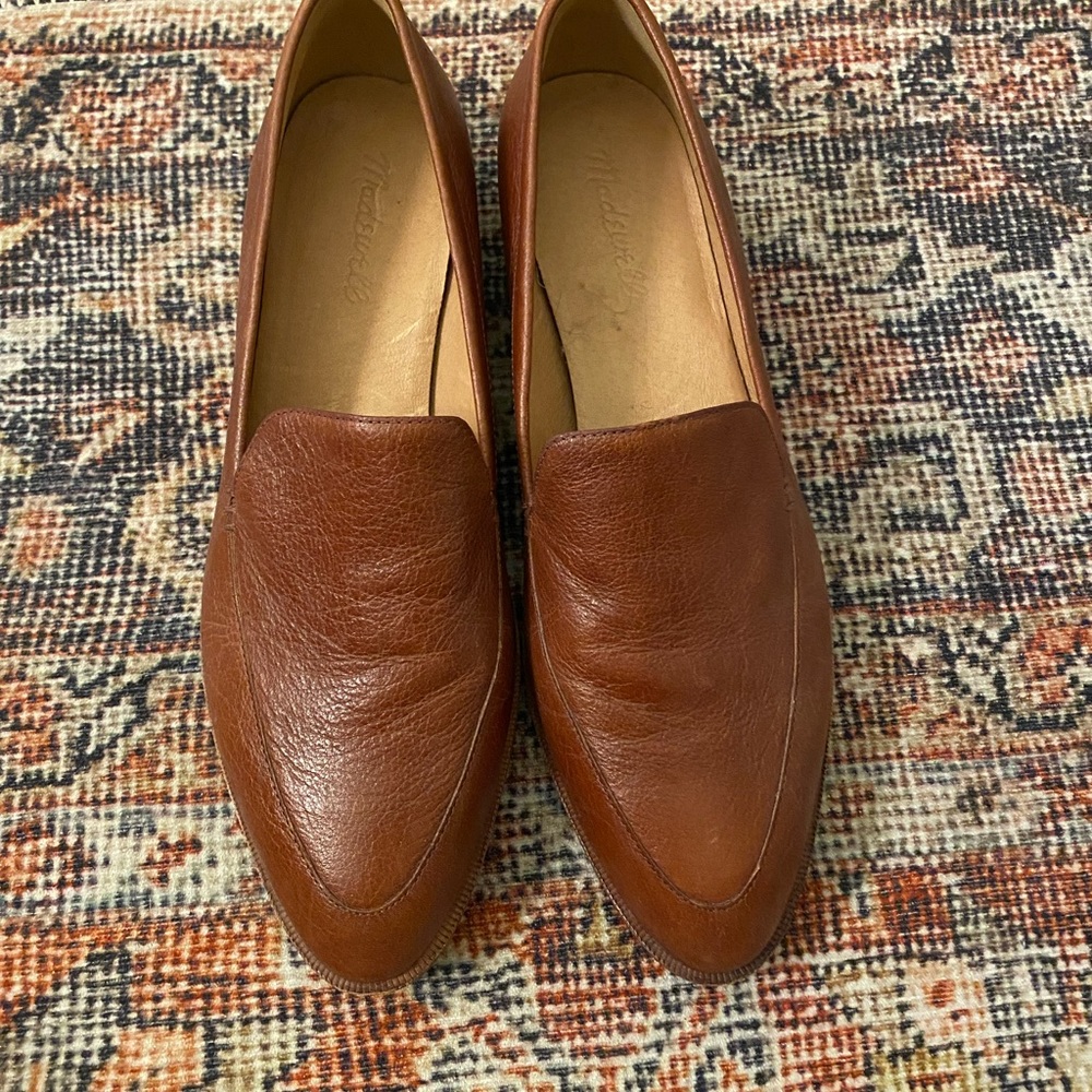 Madewell brown loafers